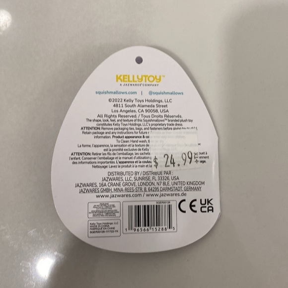 Squishmallows - Bastian 11” - Blue Bunny - Picture 7 of 7